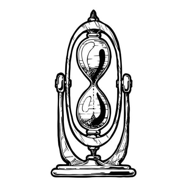 Ilustrace přesýpací hodiny — Stockový vektor