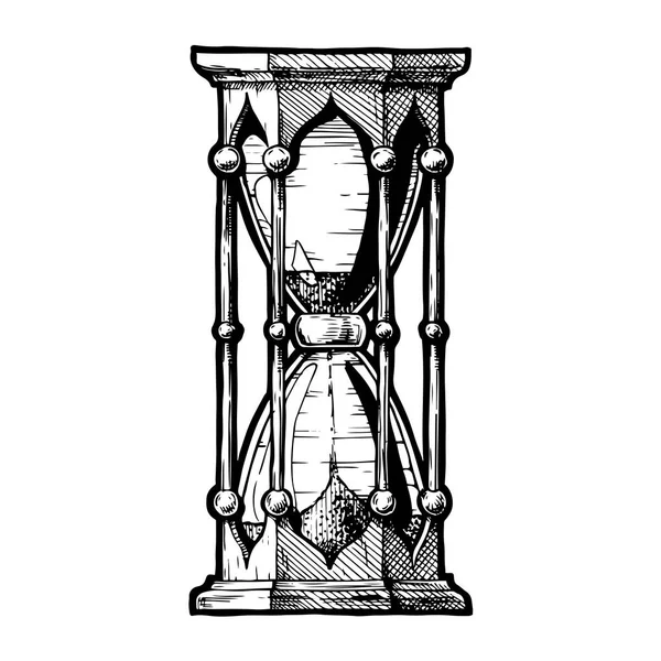 Ilustrace přesýpací hodiny — Stockový vektor