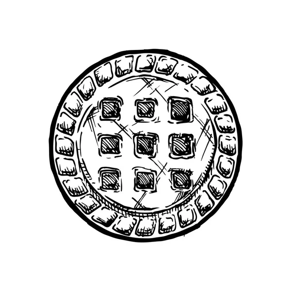 Ilustración de la galleta sabrosa — Archivo Imágenes Vectoriales
