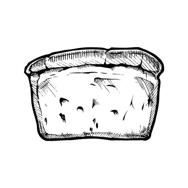 Illustratie van lange brood — Stockvector