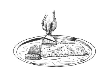 Tavada kızartılmış dondurma