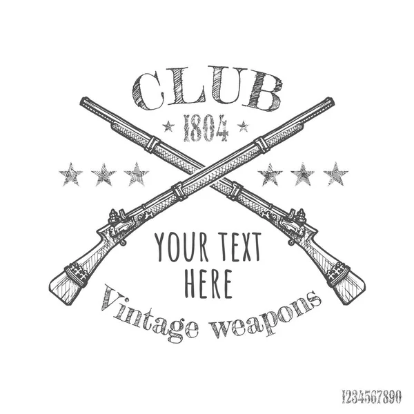 Club d'armes vintage — Image vectorielle