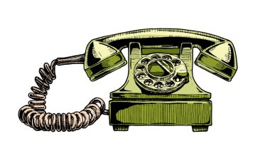 çevirmeli telefon