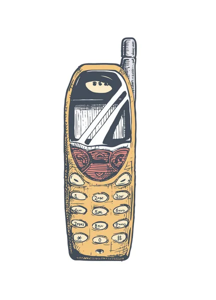 Illustration av bar telefon — Stock vektor