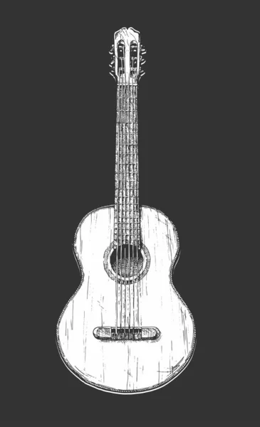 Акустична гітара — стоковий вектор