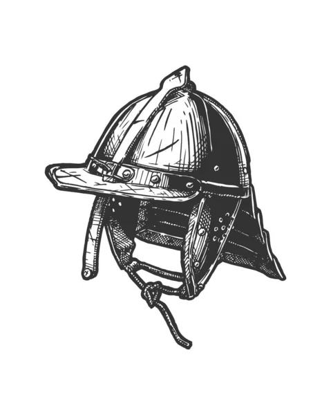 Szyszak, eine Art Post-Renaissance-Kampfhelm. — Stockvektor