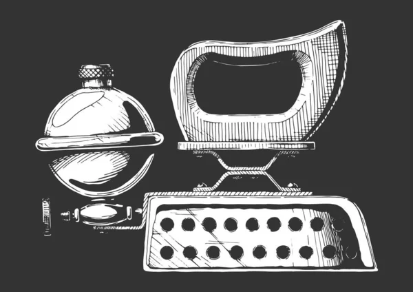 Ілюстрація Бензинового Заліза — стоковий вектор