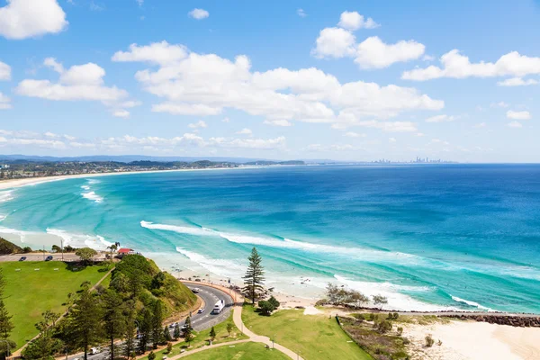 Praia de Kirra na Costa do Ouro — Fotografia de Stock