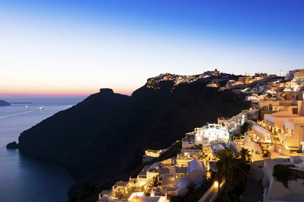 Puesta de sol de Santorini en Grecia —  Fotos de Stock