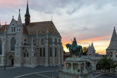 Matthias kilise ve St. Stephen's Buda Castle, Buda heykeli