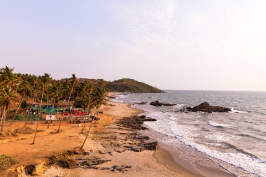 Gün batımında, Goa Vagator ve Ozran beach