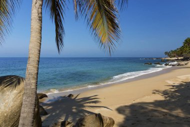 Puerto Vallarta, Jalisco, Meksika yakınındaki Pizota tropikal plaj