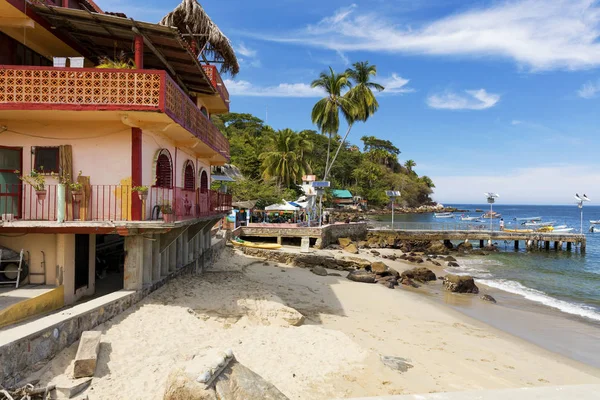 Die Tropische Küstenstadt Yelapa Nahe Puerto Vallarta Mexiko — Stockfoto
