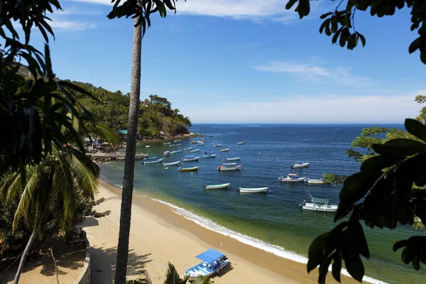 Tropical Coastal Town Yelapa Puerto Vallarta Mexico — Stock Photo, Image