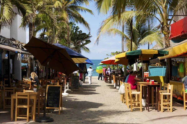 Das Surfende Dorf Sayulita Nayarit Mexiko — Stockfoto