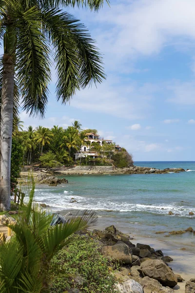 ナヤリット メキシコ小さな村 Sayulita の押し寄せる — ストック写真