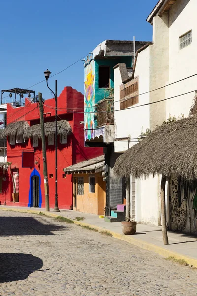 Небольшая Серфинговая Деревня Саюлита Наярит Мексика — стоковое фото