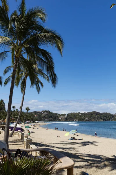 Sonniger Tag Strand Von Sayulita Nayarit Mexiko — Stockfoto