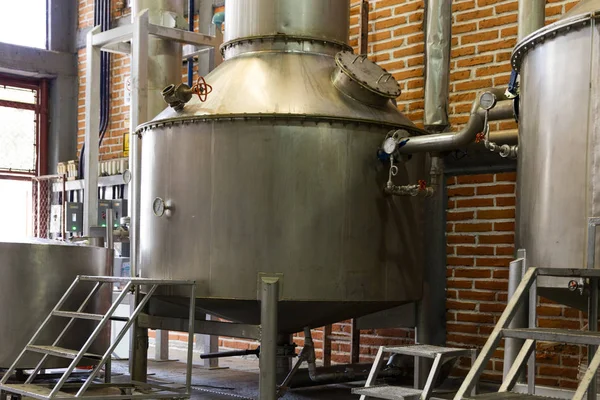 Agave Distilleerderij Het Maken Van Tequila Tequila Mexico — Stockfoto