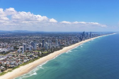 Güneşli hava görünümünü Gold Coast Kuzey, Queensland, Avustralya arıyorsunuz