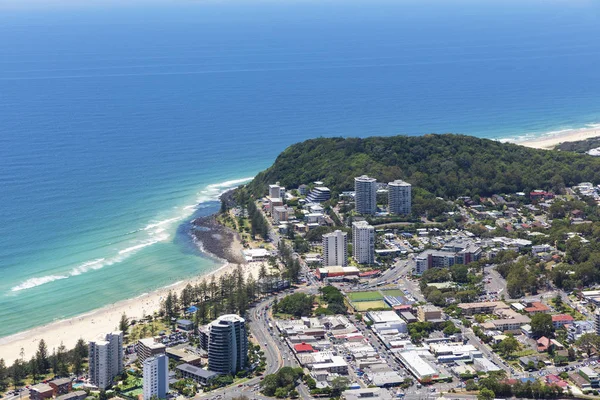 Vista Ensolarada Burleigh Heads Gold Coast Queensland Austrália — Fotografia de Stock