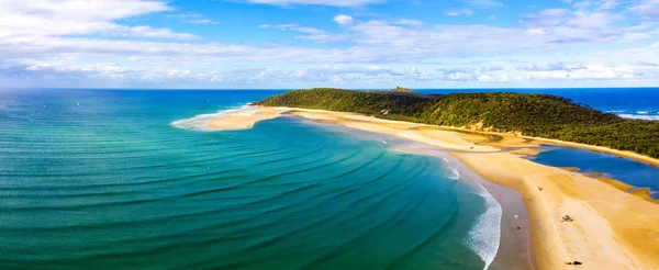 Kétágyas szigeti panoráma pont Queensland partján — Stock Fotó