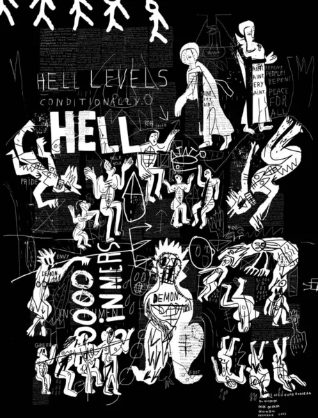 Symbolic Image Hell — Stock Vector