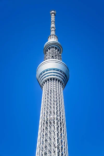 Tokió, Japán: Tokyo Skytree, a híres torony és mérföldkő a Tokyo — Stock Fotó