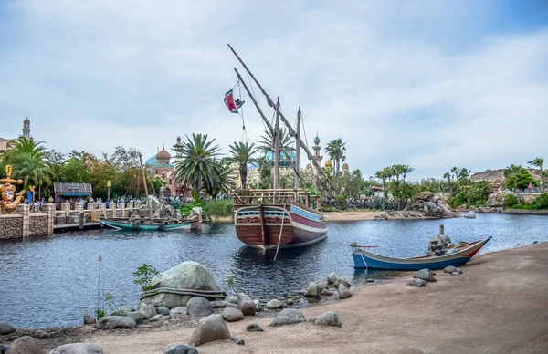 Chiba, Japán: Arabian Coast attrakció terület Tokyo DisneySea található Urayasu, Chiba, Japán — Stock Fotó