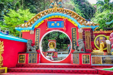 Kwun Yam tapınak Tapınak, Taocu bir tapınak Repulse Bay, Hong Kong Adası güneydoğu ucunda