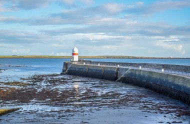 Isle of Man seashore küçük deniz feneri