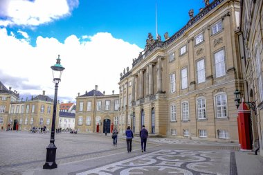 Kopenhag, Danimarka: Amalienborg Palace, Kopenhag, Danimarka bulunan Danimarka Kraliyet ailesinin ev