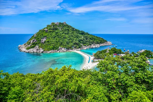 Île de Nangyuan, la célèbre destination touristique près de l'île de Samui, Thaïlande — Photo