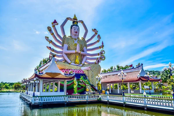 Buddhist temple Wat Plai Laem in Samui island, Thailand
