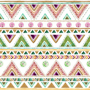 Arapça, Hint dekoratif suluboya doku.