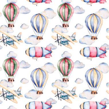 Hava balonları ile Seamless Modeli