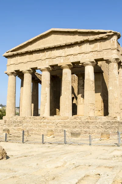Temple of Concordia, a Greek temple in the Temple Valley (Valle dei Templi) in Agrigento, Sicily, Italy