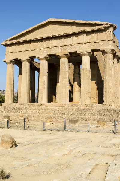 Temple of Concordia, a Greek temple in the Temple Valley (Valle dei Templi) in Agrigento, Sicily, Italy