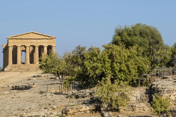 Temple of Concordia, a Greek temple in the Temple Valley (Valle dei Templi) in Agrigento, Sicily, Italy