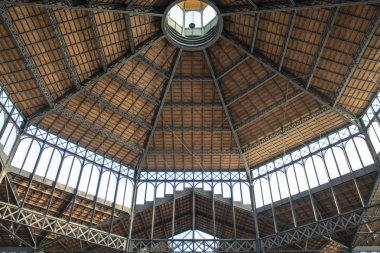 Mercat del tarihi, Kültür Merkezi'nde El Borne, Barselona, İspanya, iç