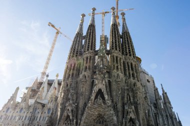 Cephe Barcelona, Catalonia, İspanya Sagrada Familia