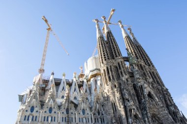 Cephe Barcelona, Catalonia, İspanya Sagrada Familia