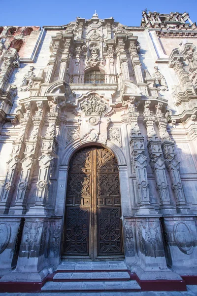 Fachada do Templo de la Compania de Jesus em Guanajuato, México (América do Norte ) — Fotografia de Stock