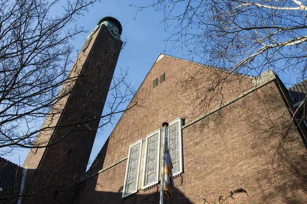 Gevel van de Willem de Zwijgerkerk kerk in Amsterdam Zuid - Holland - Nederland — Stockfoto