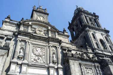 Cephe Büyükşehir katedral Mexico City - Meksika (Kuzey Amerika)