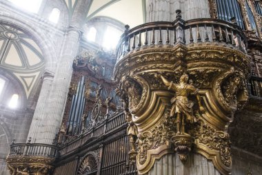 Mexico City - Meksika (Kuzey Amerika Büyükşehir katedral iç)