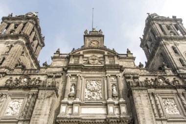 Cephe Büyükşehir katedral Mexico City - Meksika (Kuzey Amerika)