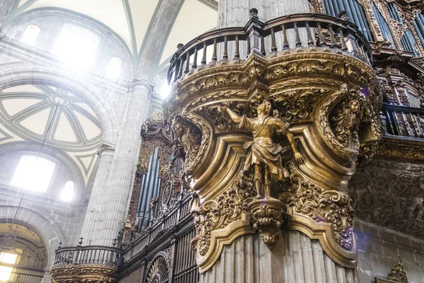 Intérieur de la cathédrale métropolitaine de Mexico - Mexique (Amérique du Nord) ) — Photo