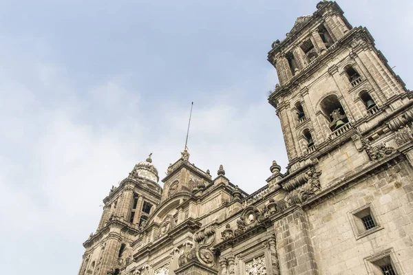 Facade of the Metropolitan Cathedral in Mexico City - Mexico (North America) — Stock Photo, Image