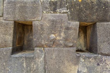 Ollantaytambo, Valle Sagrado - kutsal vadi Cuzco, Peru İnka duvarı